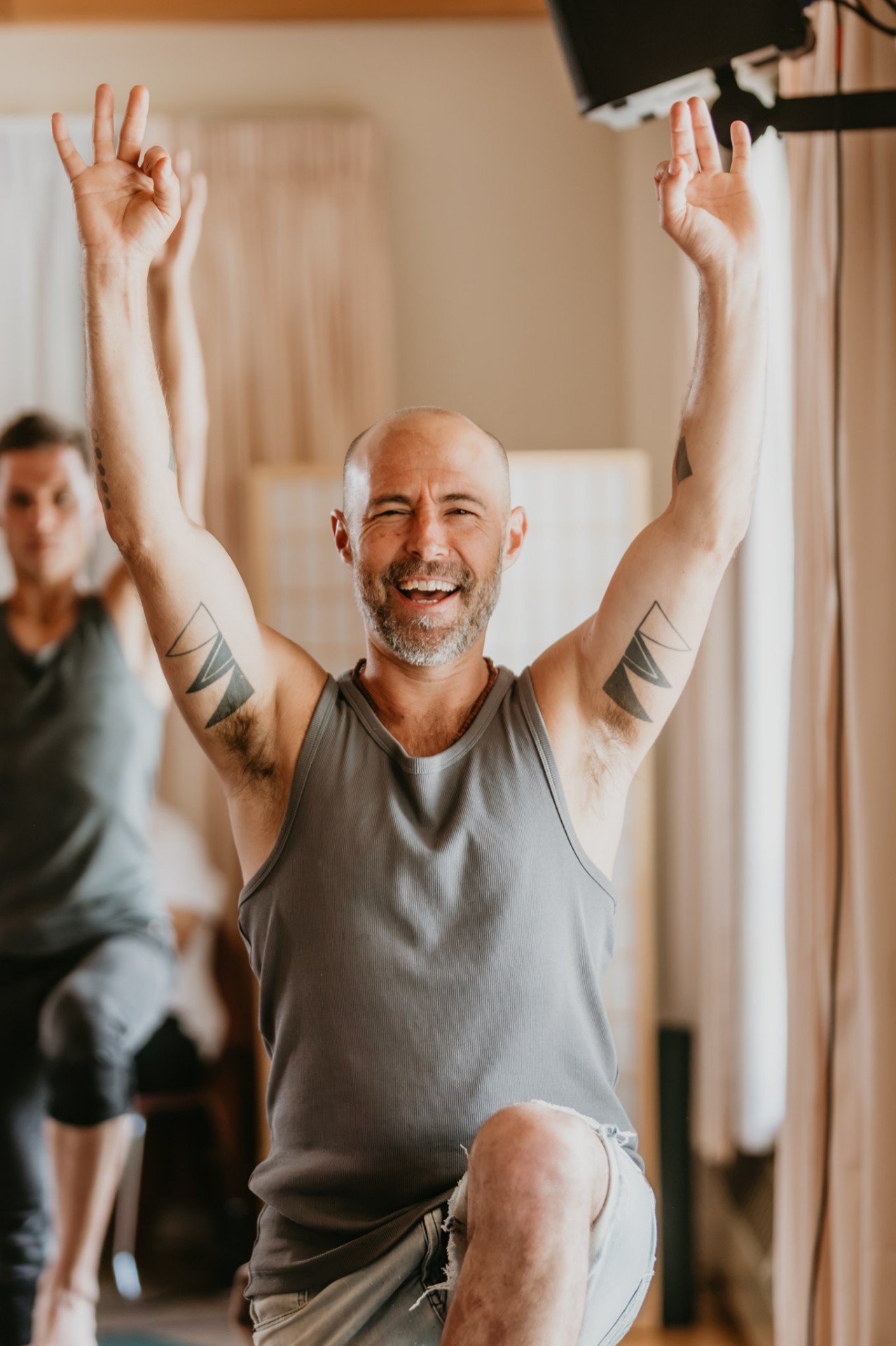 Jai Dev Singh in Kundalini Yoga practice